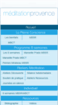 Mobile Screenshot of meditation-provence.com